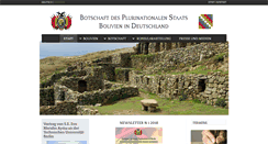 Desktop Screenshot of bolivia.de
